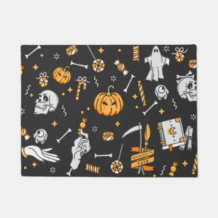 Halloween Pattern 2 Doormat