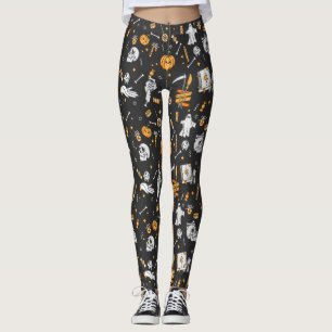 Halloween Pattern 2 Leggings