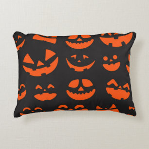 Halloween pattern accent pillow