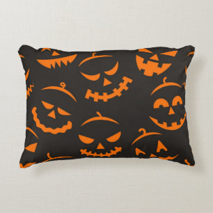 Halloween pattern accent pillow