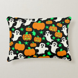 Halloween Pattern Accent Pillow