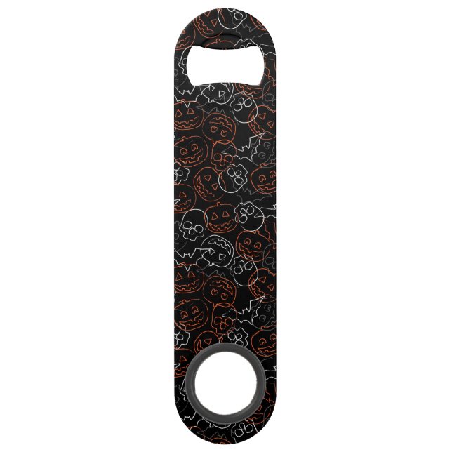 Halloween Pattern Bar Key (Front)