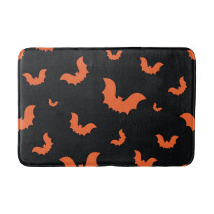 Halloween pattern bath mat