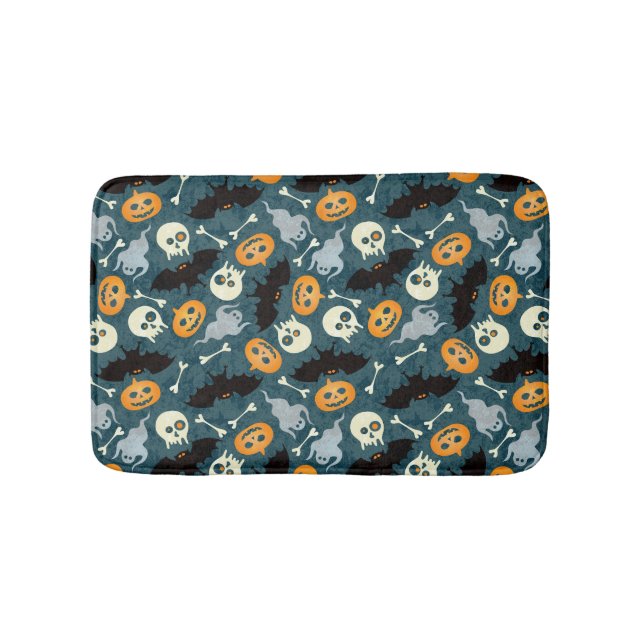 Halloween pattern bath mat (Front)