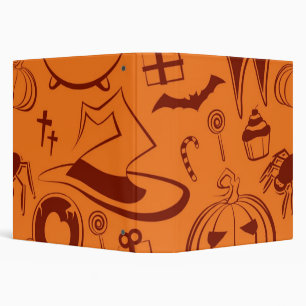 Halloween pattern binder