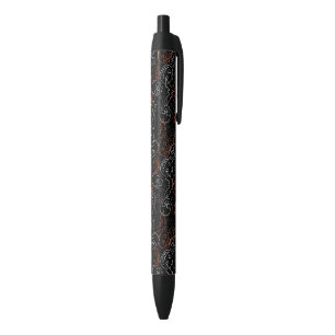 Halloween Pattern Black Ink Pen