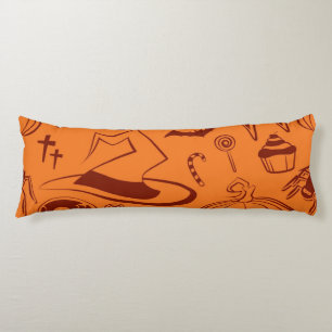 Halloween pattern body pillow