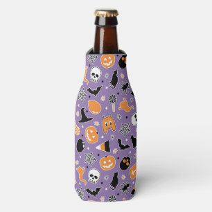 Halloween Pattern Bottle Cooler