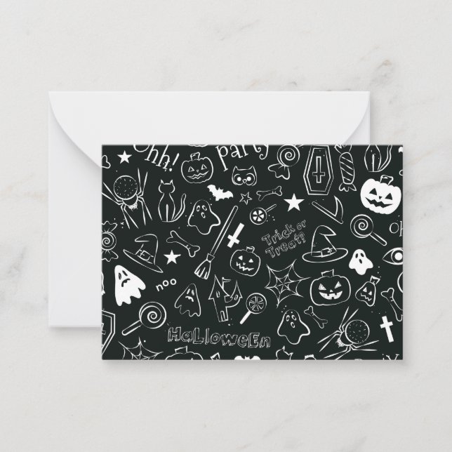 Halloween Pattern Card (Front)