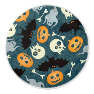 Halloween pattern ceramic knob
