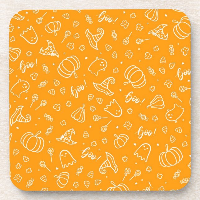Halloween pattern coaster (Front)