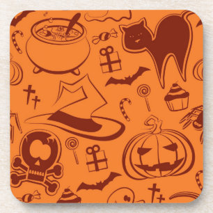 Halloween pattern coaster