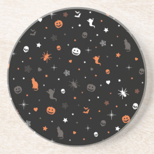 Halloween pattern coaster