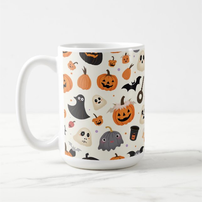 Halloween pattern coffee mug (Left)