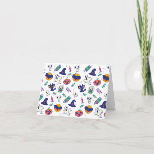 Halloween pattern decoration card