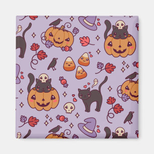 Halloween pattern decoration coffee mug magnet