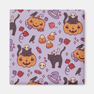 Halloween pattern decoration coffee mug magnet