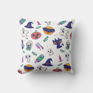 Halloween pattern decoration throw pillow