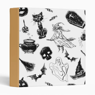 Halloween pattern design binder