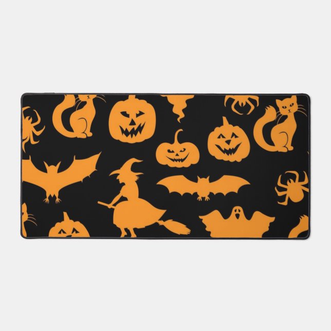 Halloween pattern desk mat (Front)