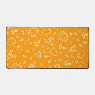 Halloween pattern desk mat