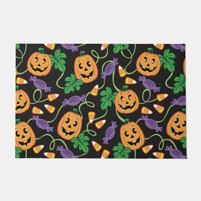 HALLOWEEN PATTERN DOORMAT (Front)