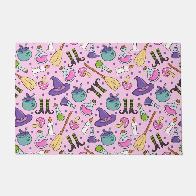 Halloween Pattern Doormat (Front)