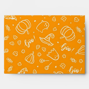 Halloween pattern envelope