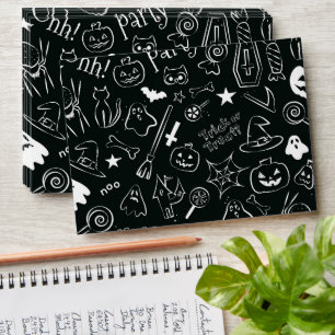 Halloween Pattern Envelope