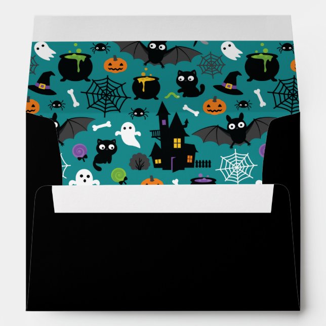 Halloween Pattern Envelope (Back (Bottom))