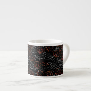 Halloween Pattern Espresso Cup