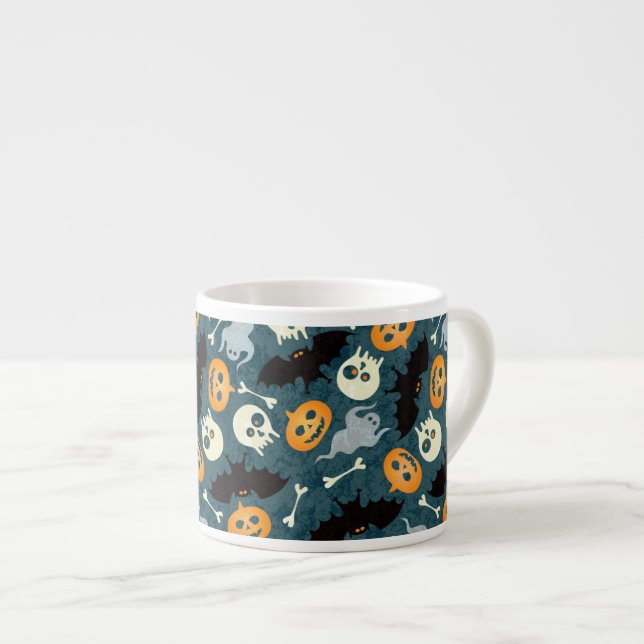 Halloween pattern espresso cup (Front Right)