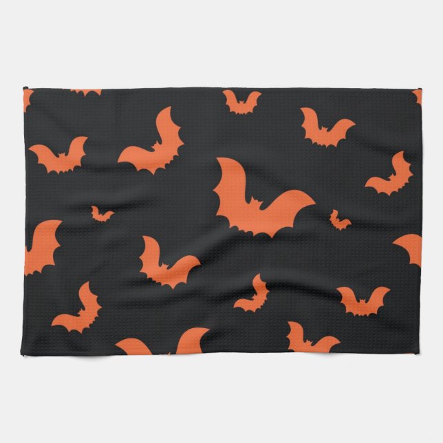Halloween pattern kitchen towel (Horizontal)