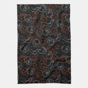 Halloween Pattern Kitchen Towel