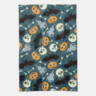 Halloween pattern kitchen towel