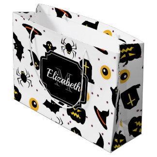 Halloween Pattern Large Gift Bag