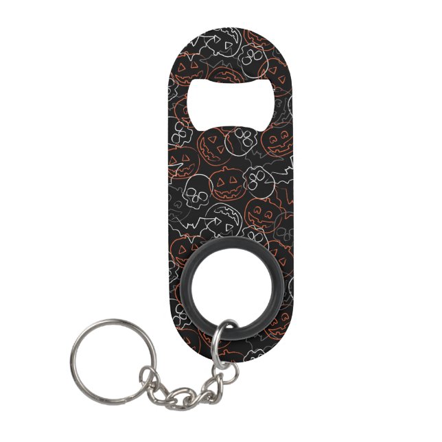 Halloween Pattern Mini Bottle Opener (Front)