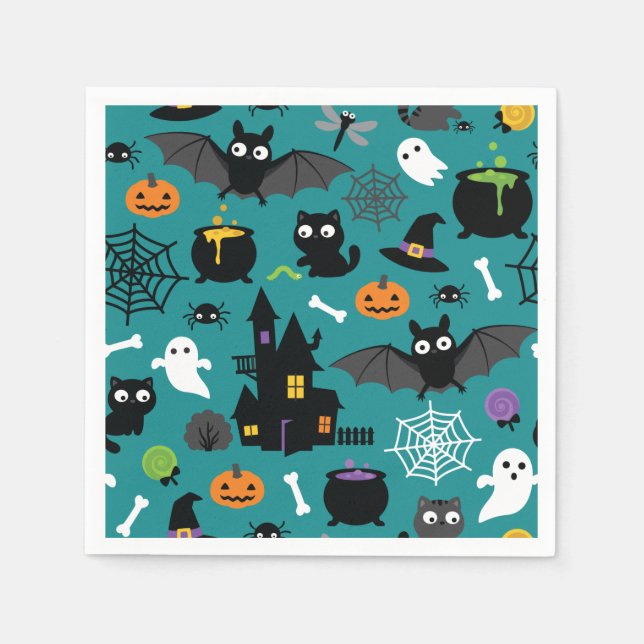 Halloween Pattern Napkin (Front)