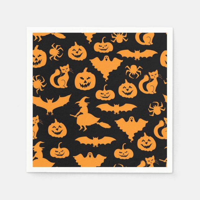 Halloween pattern napkin (Front)
