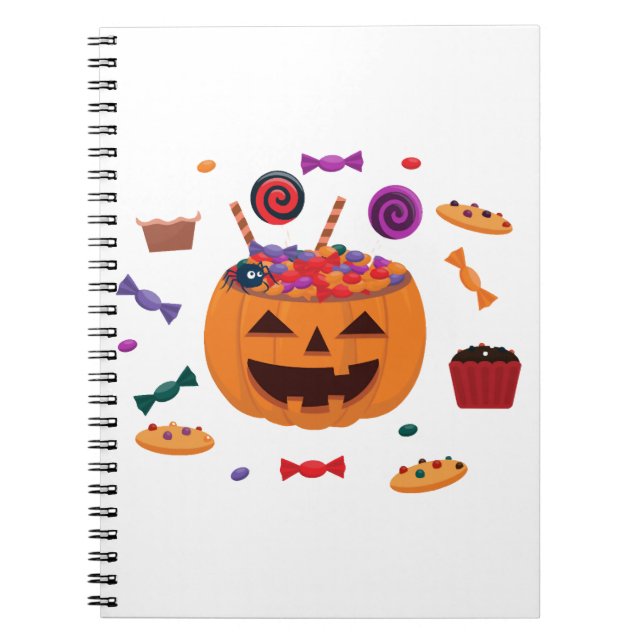 Halloween pattern notebook (Front)