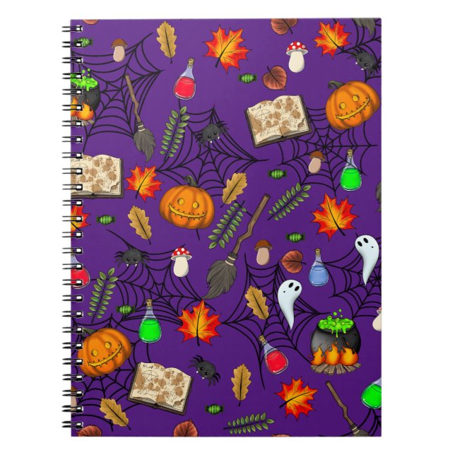 Halloween pattern notebook (Front)