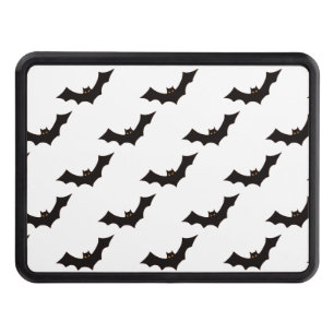 Halloween, Pattern Of Bats, Trick Or Treat, Boo Trailer Hitch Cover