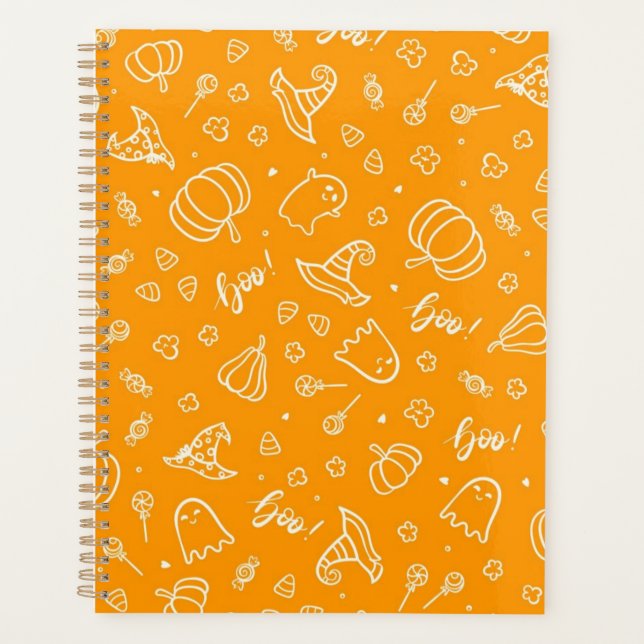 Halloween pattern planner (Front)