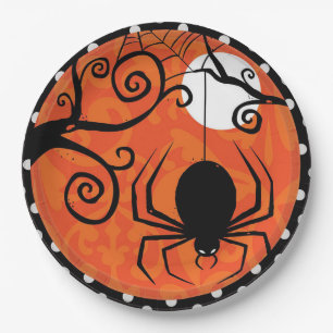 Halloween pattern plate