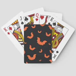 Halloween pattern playing cards