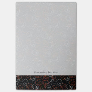 Halloween Pattern Post-it Notes
