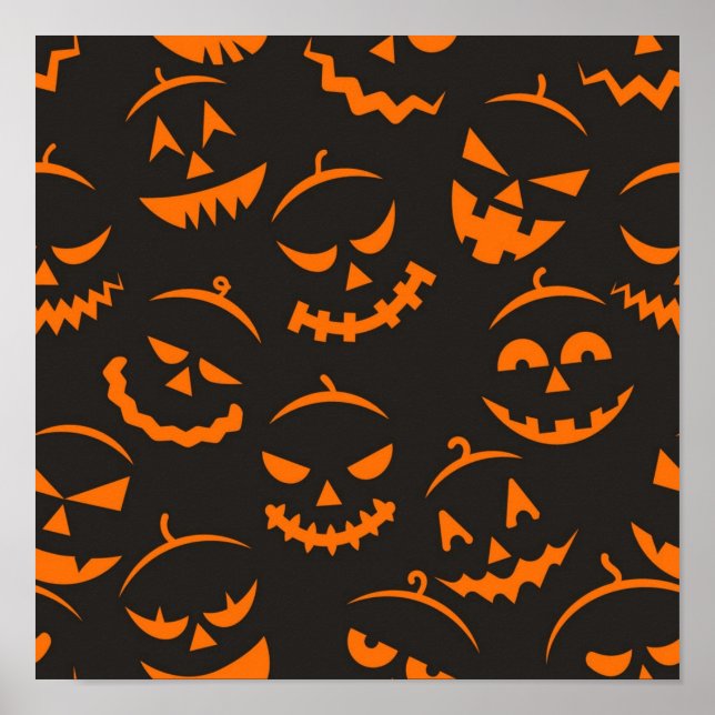 Halloween pattern poster (Front)