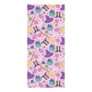 Halloween Pattern Rack Card