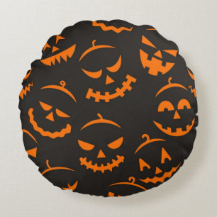 Halloween pattern round pillow
