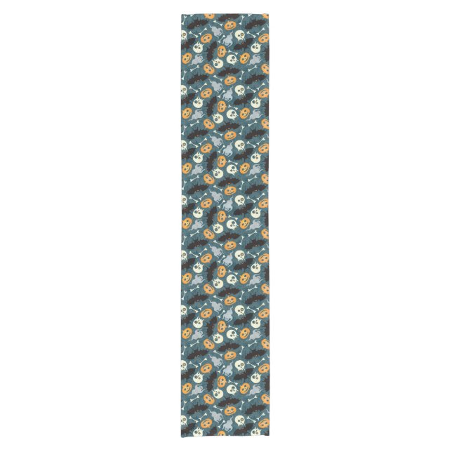 Halloween pattern short table runner (Front)